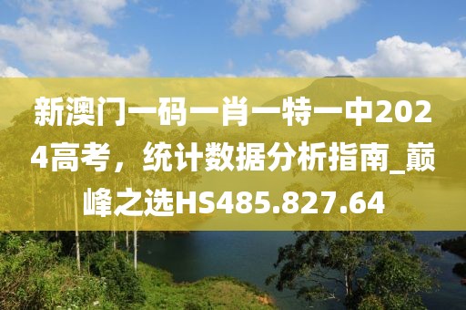 新澳门一码一肖一特一中2024高考，统计数据分析指南_巅峰之选HS485.827.64
