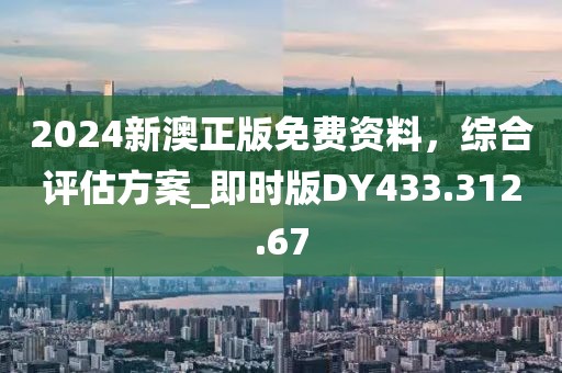 2024新澳正版免费资料，综合评估方案_即时版DY433.312.67