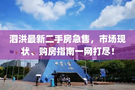 泗洪最新二手房急售，市场现状、购房指南一网打尽！