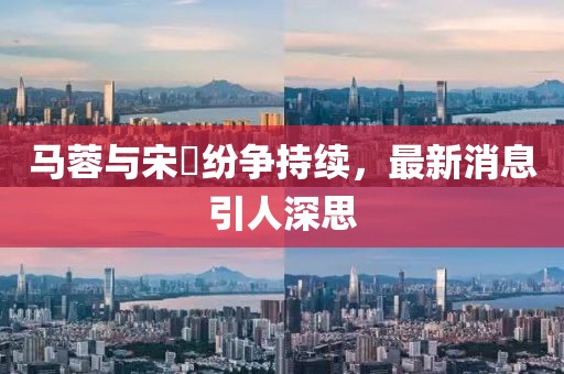 马蓉与宋喆纷争持续，最新消息引人深思