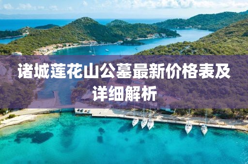 诸城莲花山公墓最新价格表及详细解析