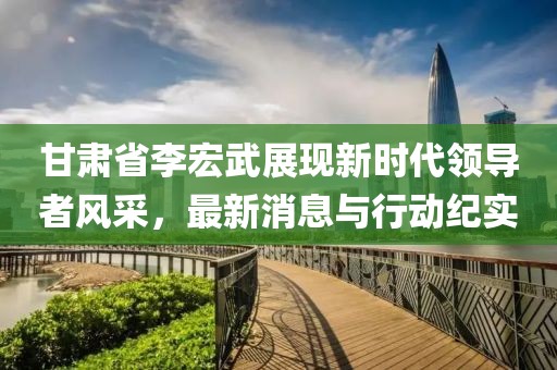 甘肃省李宏武展现新时代领导者风采，最新消息与行动纪实