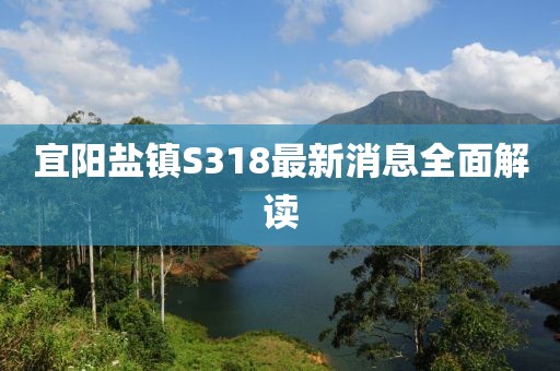 宜阳盐镇S318最新消息全面解读