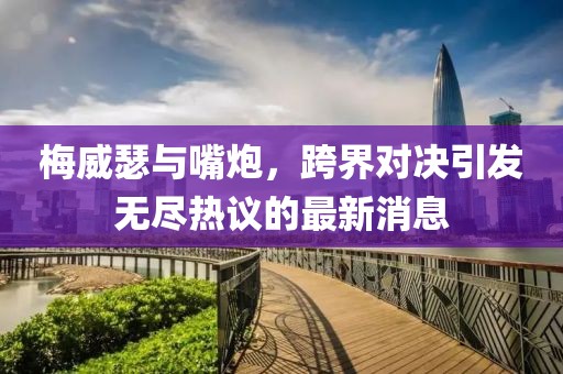 梅威瑟与嘴炮，跨界对决引发无尽热议的最新消息