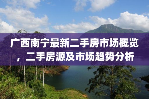 广西南宁最新二手房市场概览，二手房源及市场趋势分析