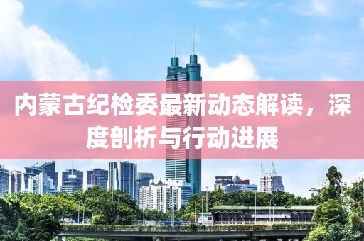 内蒙古纪检委最新动态解读，深度剖析与行动进展