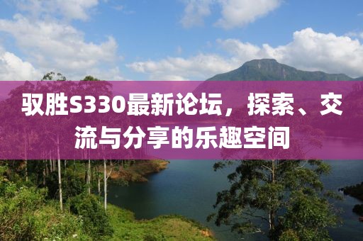 驭胜S330最新论坛，探索、交流与分享的乐趣空间