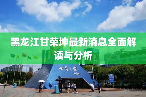 黑龙江甘荣坤最新消息全面解读与分析