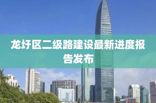 龙圩区二级路建设最新进度报告发布
