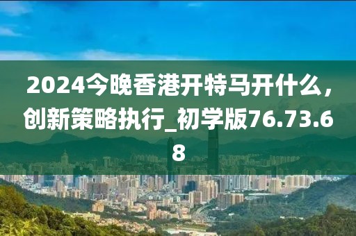 2024今晚香港开特马开什么，创新策略执行_初学版76.73.68