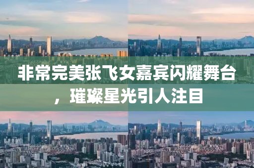非常完美张飞女嘉宾闪耀舞台，璀璨星光引人注目