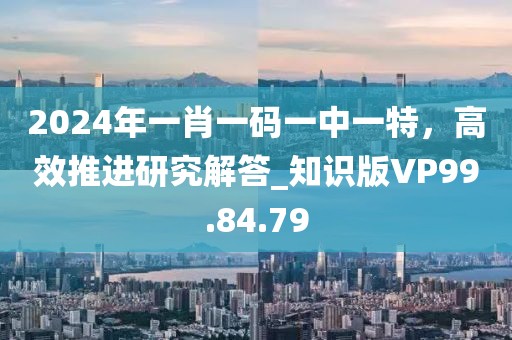 2024年一肖一码一中一特，高效推进研究解答_知识版VP99.84.79