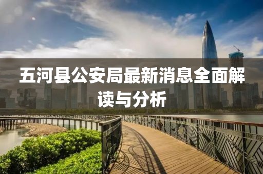 五河县公安局最新消息全面解读与分析