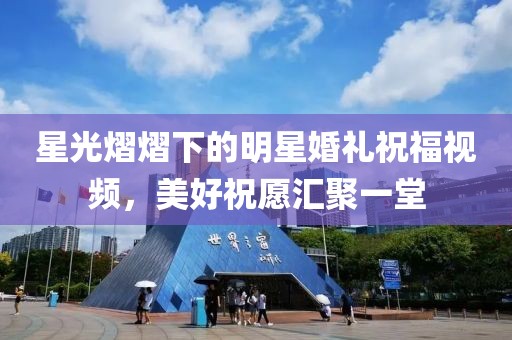 星光熠熠下的明星婚礼祝福视频，美好祝愿汇聚一堂