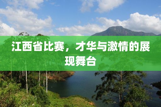 江西省比赛，才华与激情的展现舞台