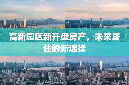高新园区新开盘房产，未来居住的新选择