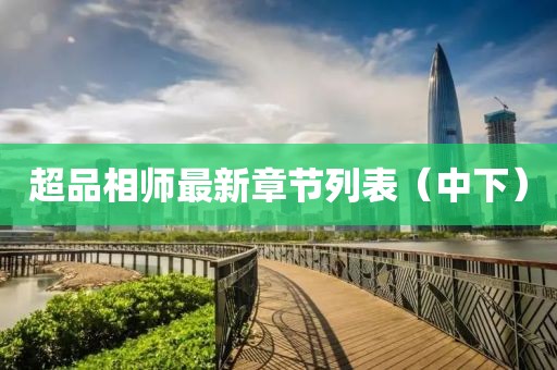 超品相师最新章节列表（中下）