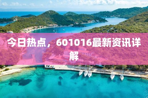 今日热点，601016最新资讯详解