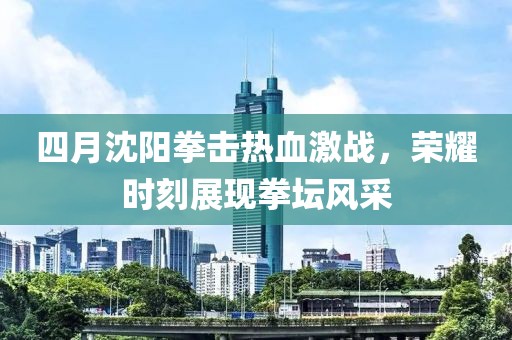 四月沈阳拳击热血激战，荣耀时刻展现拳坛风采
