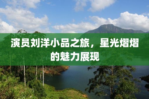 演员刘洋小品之旅，星光熠熠的魅力展现