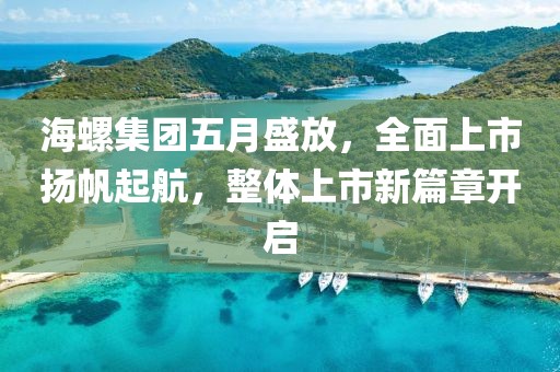 海螺集团五月盛放，全面上市扬帆起航，整体上市新篇章开启