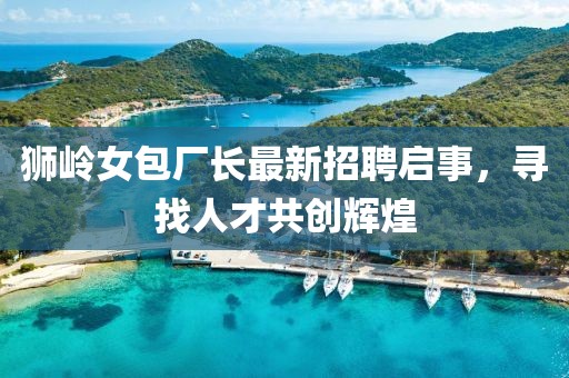 狮岭女包厂长最新招聘启事，寻找人才共创辉煌