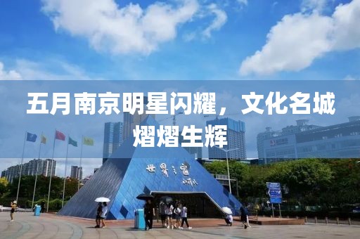 五月南京明星闪耀，文化名城熠熠生辉