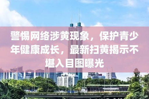 警惕网络涉黄现象，保护青少年健康成长，最新扫黄揭示不堪入目图曝光