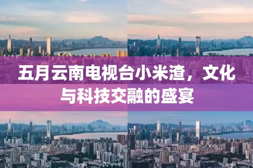 五月云南电视台小米渣，文化与科技交融的盛宴