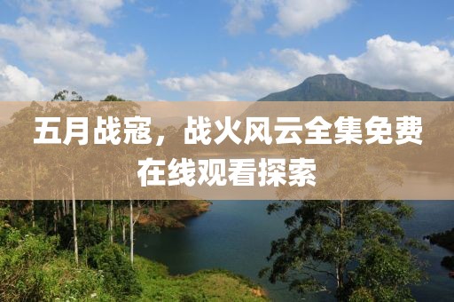 五月战寇，战火风云全集免费在线观看探索