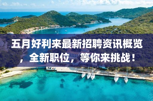 五月好利来最新招聘资讯概览，全新职位，等你来挑战！