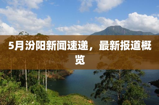 5月汾阳新闻速递，最新报道概览