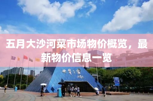 五月大沙河菜市场物价概览，最新物价信息一览