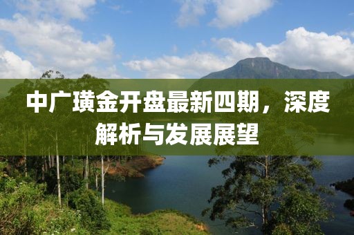 中广璜金开盘最新四期，深度解析与发展展望