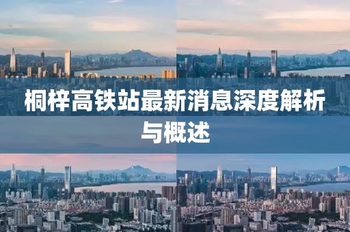 桐梓高铁站最新消息深度解析与概述