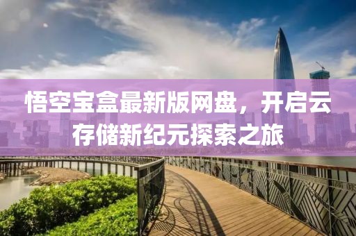 悟空宝盒最新版网盘，开启云存储新纪元探索之旅
