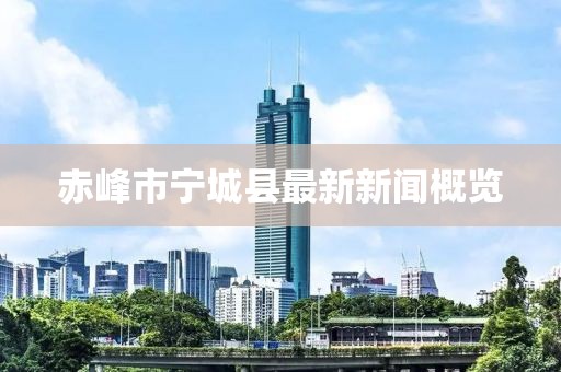 赤峰市宁城县最新新闻概览