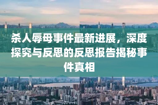 杀人辱母事件最新进展，深度探究与反思的反思报告揭秘事件真相
