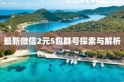 最新微信2元5包群号探索与解析
